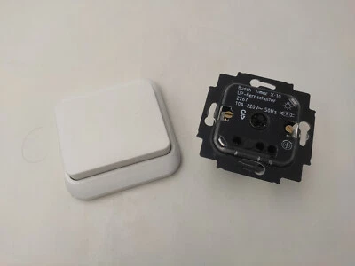 Busch-Jaeger Timac Netzbus X10 unter Putz Fernschalter 2267 + 2120 Bedienteil - Bild 1 von 4