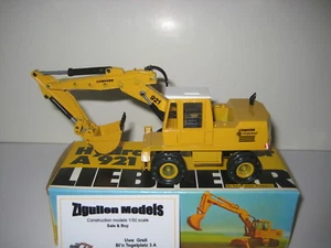 LIEBHERR A 921 SERIE B BAGGER TIEFLÖFFEL MOBIL #2820.8 CONRAD 1:50 OVP - Picture 1 of 4