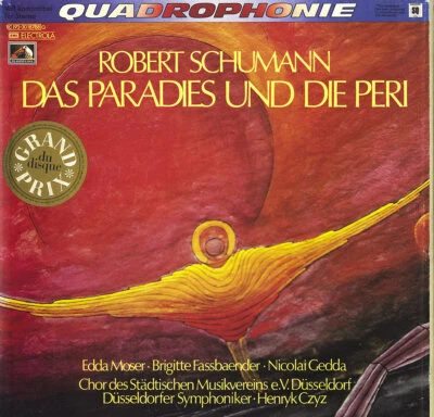 SCHUMANN Paradise and the Peri MOSER GEDDA SZYZ EMI C193-30187 2LP Box QUADRO NM - Image 1 of 3