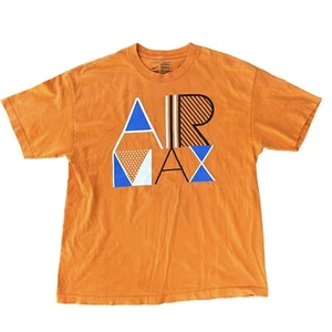 Camiseta Nike Air Max Para Hombre Talla XL Naranja Zapatilla Gráfica Camiseta De Colección - Imagen 1 de 4