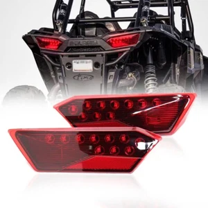 Tail Lights LED Red Lens Rear Brake Driving Lights Lamps Replacement For 2014-19 - Foto 1 di 10
