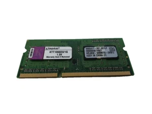 Kingston KTT1066D3/1G 1GB RAM Memory DDR3 1066MT/s Non-ECC Unbuffered SODIMM - Picture 1 of 4