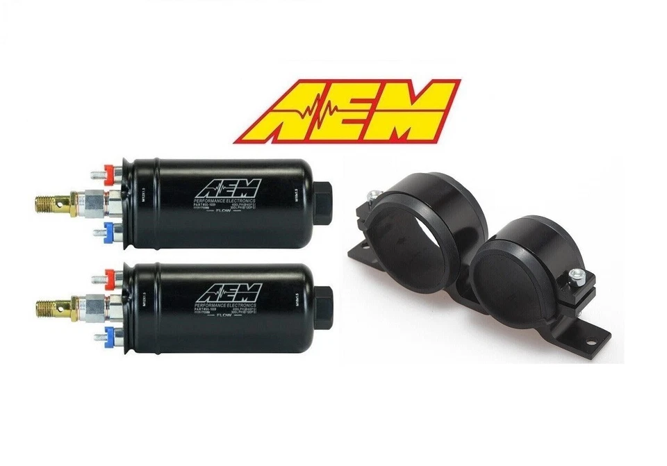 AEM 400LPH Métrico Línea Alto Flujo Combustible Bomba #50-1009 Reemplaza Bosch
