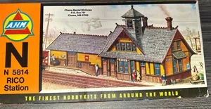 A.H.M. Minikits N Scale #5814 RICO Station NOS - Picture 1 of 3