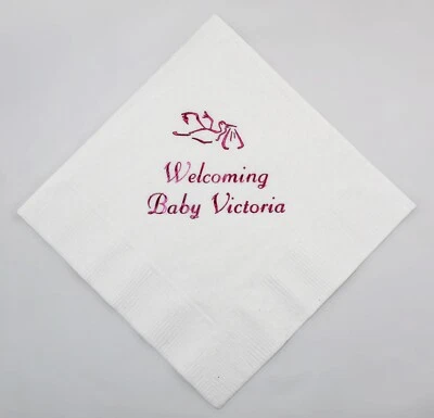 200 servilletas de cóctel personalizadas boda baby shower graduación fiesta Foto 1 de 4