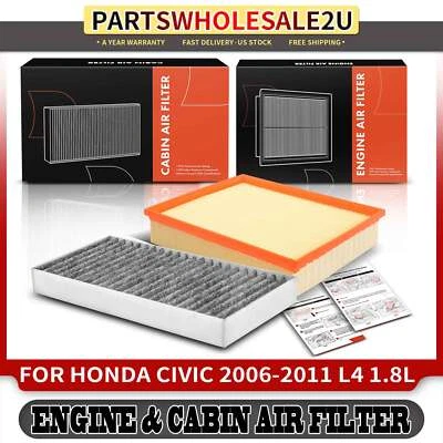 3x Filtro de aire de motor y cabina para Dodge Nitro 2007-2011 Jeep Liberty 2008-2012 Foto 1 de 4