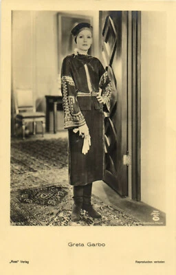 PC CPA GRETA GARBO, ROSS VERLAG 6919/1, Vintage REAL PHOTO Postcard (b21173) - Bild 1 von 2