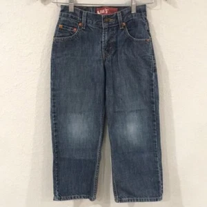 Levi's Boys Sz 8 Relaxed Fit 550 Jeans Straight Leg 100% Cotton - Picture 1 of 13