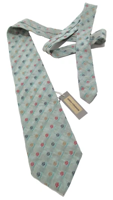 Corbata Paco Rabanne 100 % seda hecha a mano Italia nueva con etiquetas Foto 1 de 4