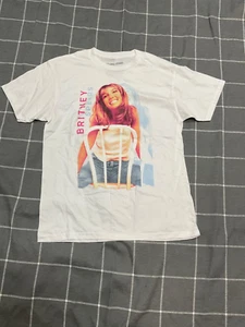 Britney Spears BLANCO 100% algodón TALLA MEDIANA NUEVO - Imagen 1 de 4