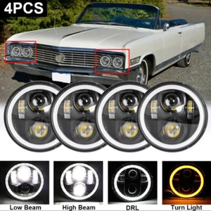 Faros LED 4 piezas 5 3/4"" 5,75" pulgadas haz HI/LO DRL para GTO Grand Prix Firebird - Imagen 1 de 10