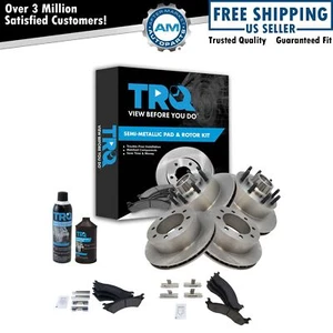 Brake Pad & Rotor Kit Metallic Front & Rear Kit w/Chemicals - Picture 1 of 12
