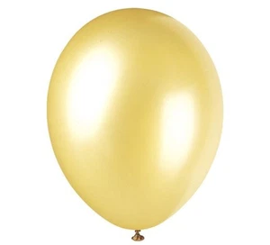 9 Inch Gold Latex Balloons 36 Count - Picture 1 of 1