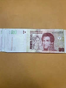 Argentinien 20 Pesos vz aktuelles zirkuliertes Papiergeld - Typ 1 - Bild 1 von 4