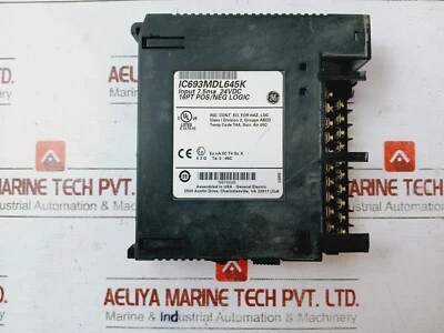 General Electric IC693MDL645K Input Module 24VDC 16PT Pos/Neg Logic - Image 1 of 4