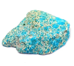 Natur Zertifiziert 104. Kt Blau Türkis Platte Arizona Grob Lose Edelstein 4RDD - Bild 1 von 8