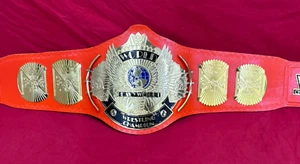 Réplica de cinturón Winged Eagle Campeonato Mundial Peso Pesado 2 mm correa naranja - Imagen 1 de 6