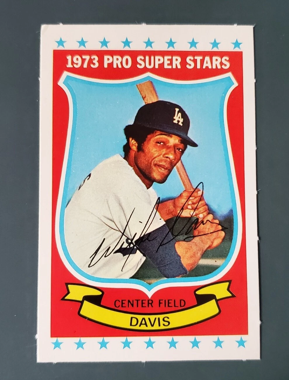 1973 Kellogg's Pro Super Stars # 43 Willie Davis Los Angeles Dodgers