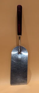 Englishtown Red Bakelite Short Handle Stainless Steel Spatula 12" Turner USA - Picture 1 of 13