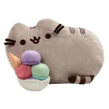 GUND Pusheen Mermaid and Seahorse Magical Kitties Plush Deluxe Keychain Clip