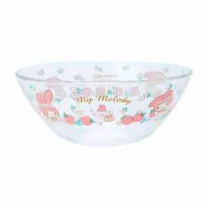 My Melody Glasschale Brunch Time Sanrio Kawaii Erdbeere 2021 NEU ZJP - Bild 1 von 3