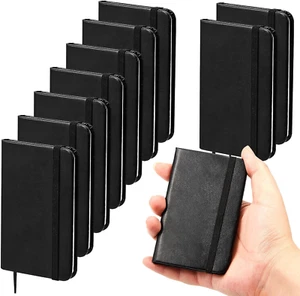 10 Pcs Pocket Notebook 4x2.5 Inch Mini Lined Journal for Office Home School - Picture 1 of 6