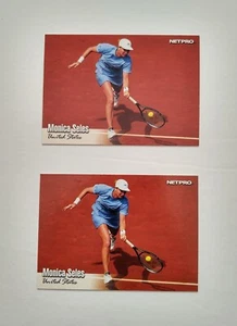 Monica Seles Rookie Card Lot 2003 Netpro 33 Rc Tennis Cards Wta Hof Hall Of Fame - Bild 1 von 12