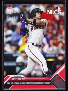 Ketel Marte Arizona Diamondbacks NLCS vs Phillies 2023 Topps Now #1034 RED /10 - Picture 1 of 2