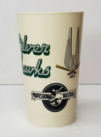 South Bend Silverhawks Souvenir Cup Collector Drink Concession Beer Glass Cover