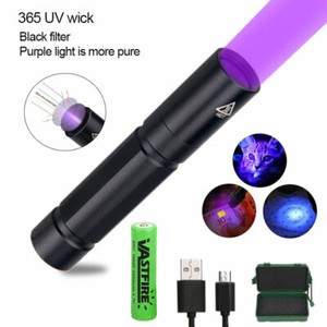 UV Ultra Violet LED Flashlight Blacklight Light 365 nM Inspection Lamp Torch