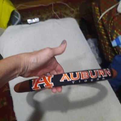Bonita cubierta de volante University of Auburn Tigers M 15 pulgadas marrón Foto 1 de 4