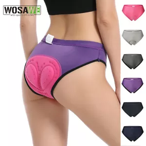 3D Padded Cycling Shorts Women Downhill Underwear MTB Mountain Bike Underpants - Picture 1 of 24