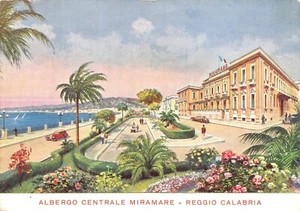 5916) REGGIO CALABRIA ALBERGO CENTRALE MIRAMARE - Imagen 1 de 2