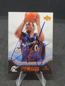 GILBERT ARENAS 2005-06 UD PRO SIGS #88 SIGNED IN PERSON AUTOGRAPH BLUE SHARPIE - Picture 1 of 2