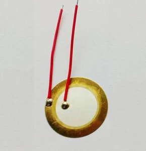 50PCS 20mm Piezo Elements Sounder Sensor Trigger Drum Disc 6.5KHZ + wire  - Picture 1 of 1