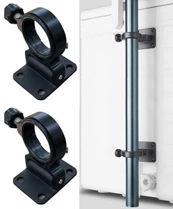 2PCS Umbrella Deck Mount, Outdoor Patio Stand Bracket Torch Holder Clamp Base... - Picture 1 of 1