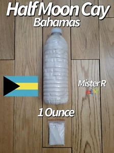 Natürlicher Strandsand • Half Moon Cay, Bahamas • 1 Unze • Geologische Probe • 🇧🇸 - Bild 1 von 8