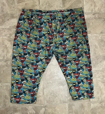 Pantalones de pijama Wonder Woman Batgirl Super Girl DC adulto 4XL 54 en cintura murciélago niña Foto 1 de 4
