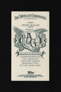 2012 Topps Allen & Ginter Mini NNO #81 Jerry Bailey Print/50 - Picture 1 of 2