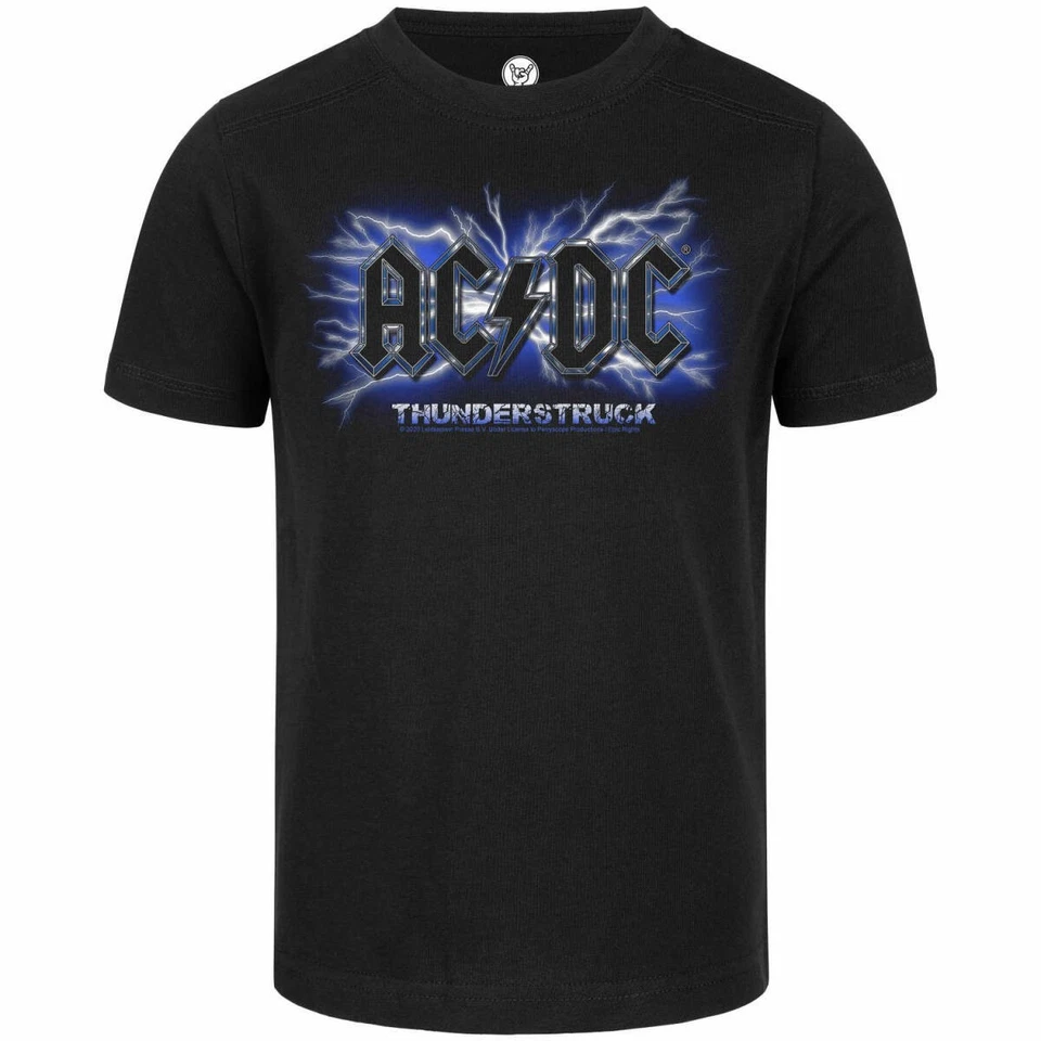 AC/DC (Thunderstruck) - Kinder T-Shirt, schwarz, mehrfarbig Neu - Bild 1 von 4