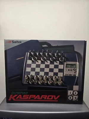 Computadora de ajedrez vintage 1992 Saitek Kasparov Olympiad modelo 208 - probada - funciona Foto 1 de 2