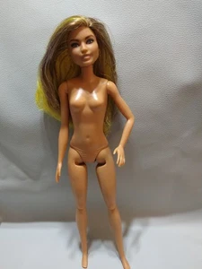 BARBIE Fashionista Brown Yellow Hair NUDE Ooak - Picture 1 of 8