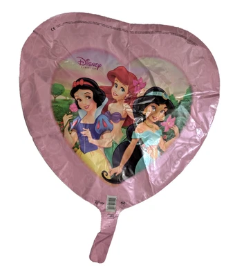 Disney Princess Ariel Cinderella Snow Whte Heart Shaped 18" Mylar Foil Balloon - Image 1 of 2