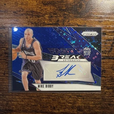 2024-25 Prizm Mike Bibby Fast Break Auto Blue /49 - image 1 of 3