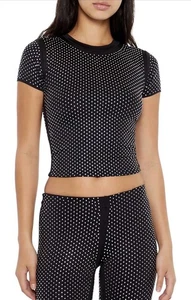 Forever 21 Sculpt Kurzarm Shirt Strass Neu Gr. XL - Bild 1 von 7