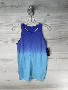 Climawear Débardeur Femme Grand Bleu Ombre Sans Couture Racerback Athlétique - Photo 1/8