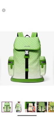MOCHILA UTILITARIA GRANDE MICHAEL KORS COOPER MK OMBRE VERDE SELVA 37S4LPCB3B NUEVA Foto 1 de 4