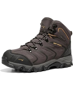 Men's Ankle High Waterproof Hiking Boots Trekking Outdoor Mountaineering Shoes - Picture 1 of 10