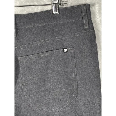 Pantalones chinos de golf Travis Mathew gris jaspeado elástico para hombre 36 cintura rendimiento Foto 1 de 4