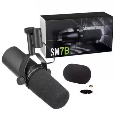 Microphone Dynamique Cardioïde SM7B Vocal Broadcast Podcast Recording Cadeau - Imagen 1 de 4